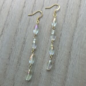 Handmade Crystal Drop Earrings
